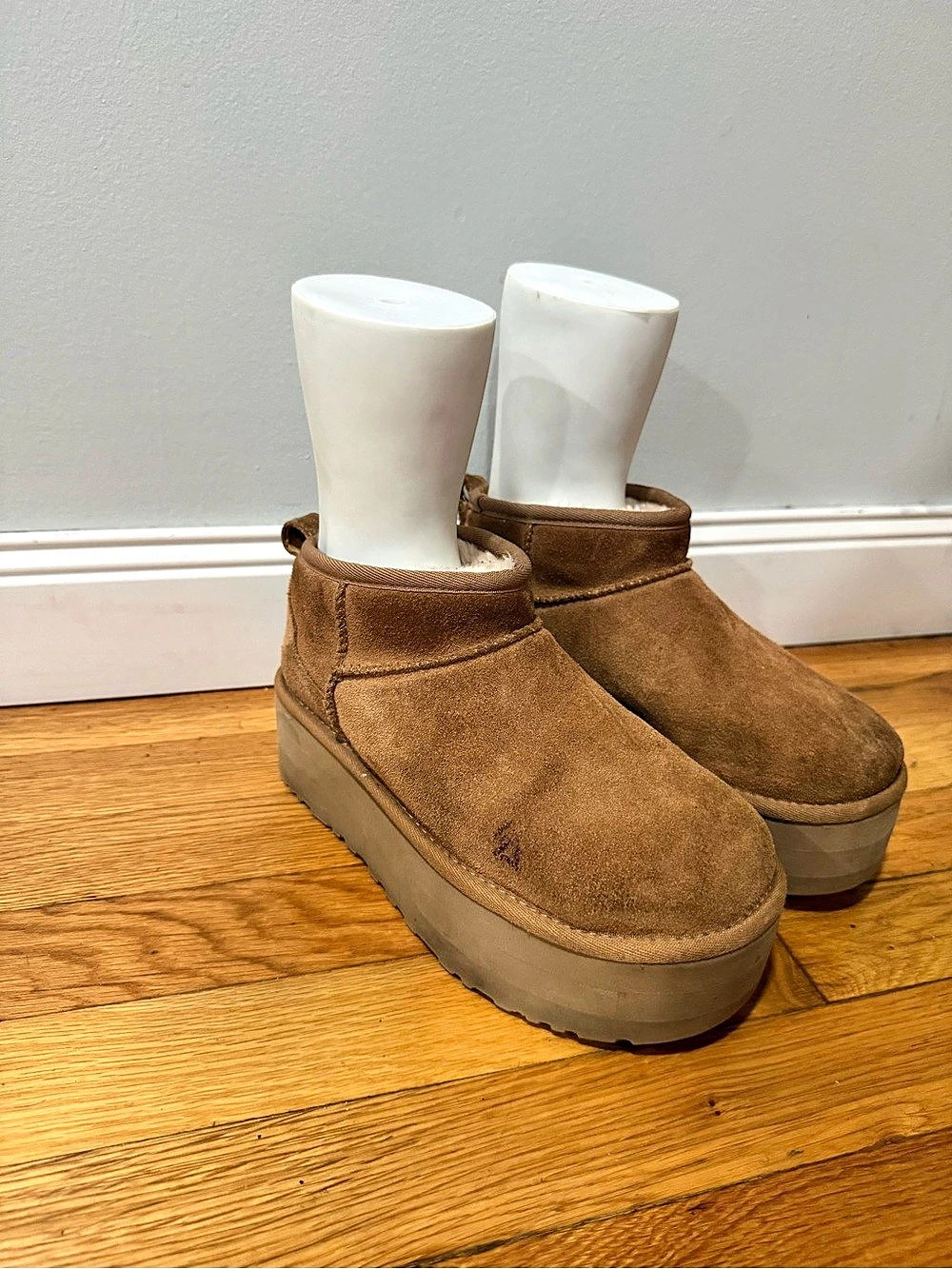 UGG Classic Mini Platform Ankle Boots Brown US 6